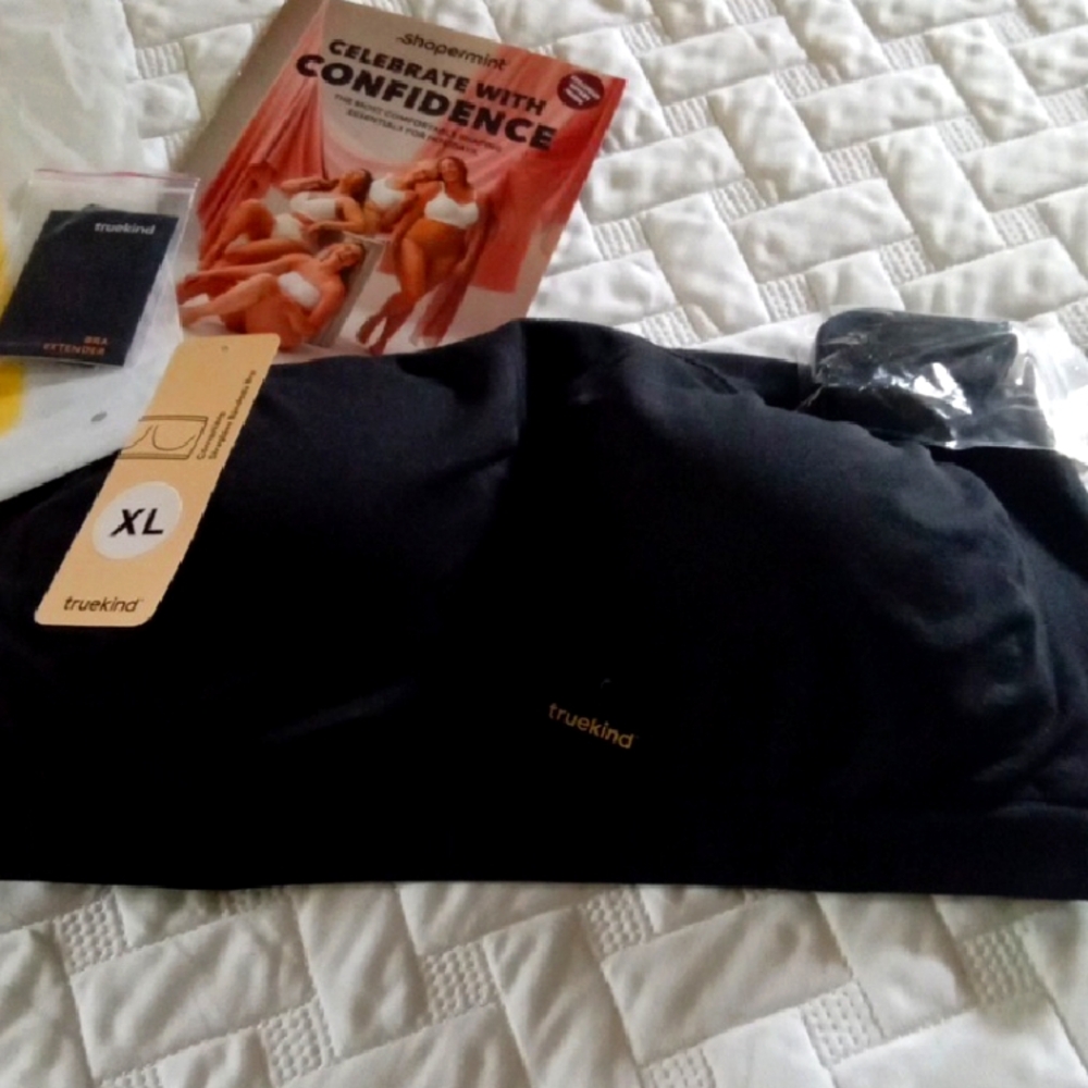 Truekind Black Shapewear Bra XL